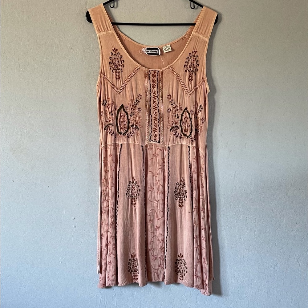Bohemian Embroidered Dress